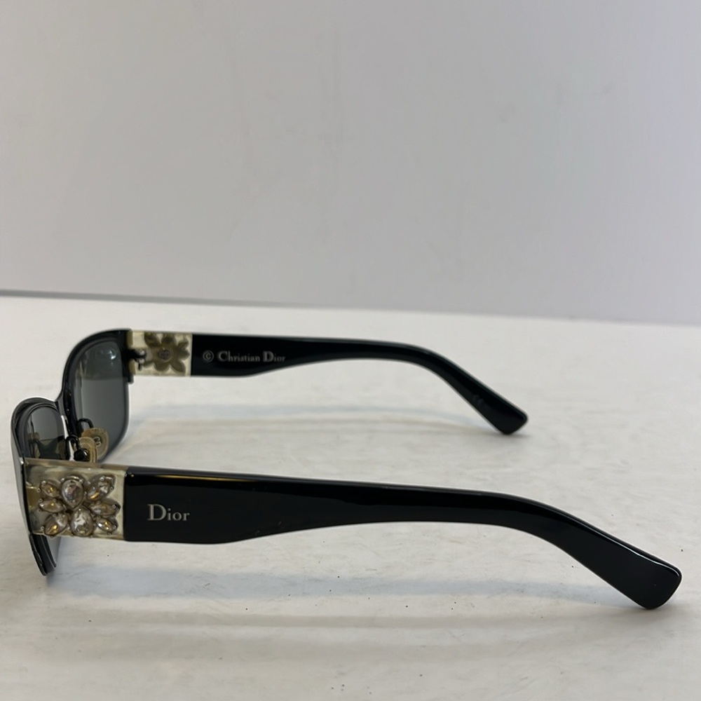 Christian Dior CD3775 Black w/ Rhinestone Eyeglasses or Sunglasses Frames Only - Picture 3 of 16